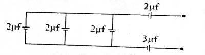 Calculate the effective capacitance of the circuit above